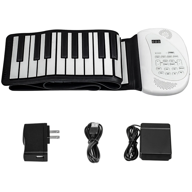 professional roll up piano musical keyboard piano 88 keys MIDI output