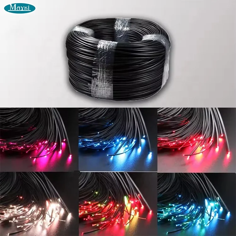 Remote Control RGB color changing Twinkle pool light Fiber stars Fiber Optic Pool Lighting with DMX function