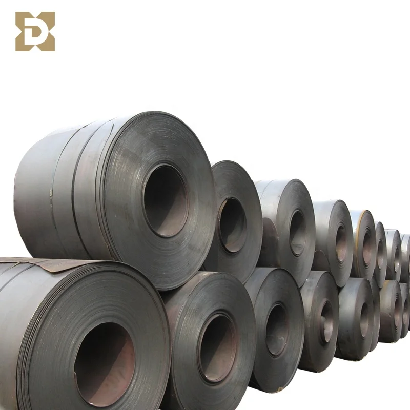 Low Mild 1.5mm Ms Ss400 A53 Q235b  Carbon Steel Coil Q345 S235jr HRC Hot Rolled Carbon Steel Strip