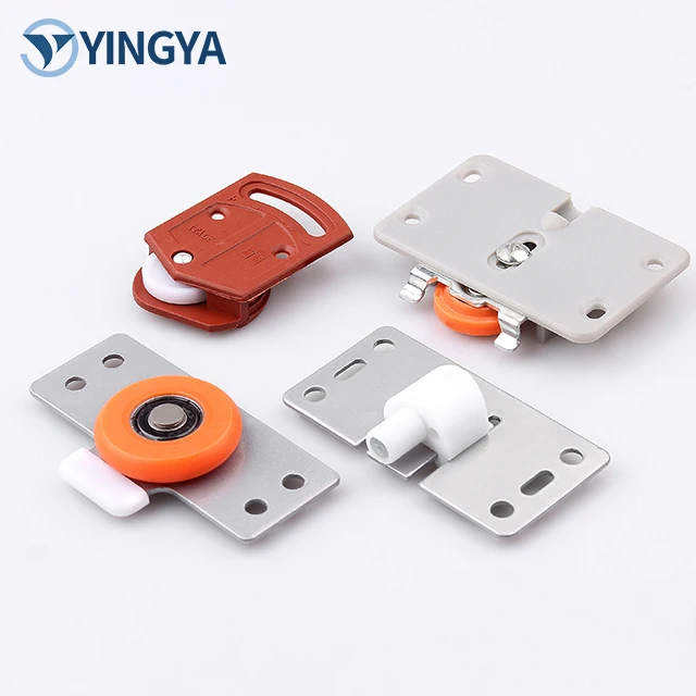 Mute Pulleys for Wardrobe Push-Pull Sliding Door Wooden Cabinet Door Track Wheel Hardware Accessories