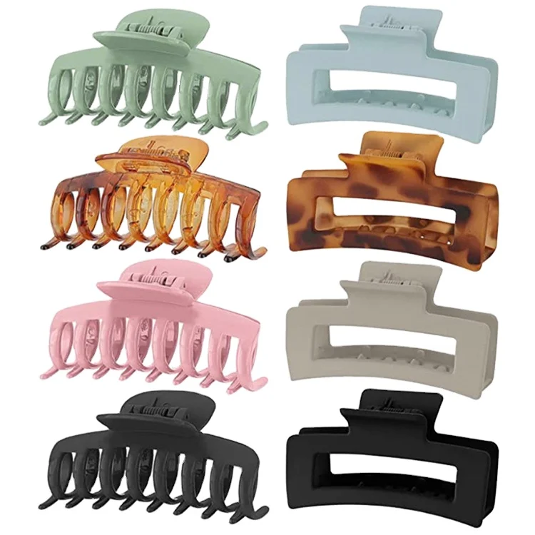 Многофункциональные аксессуары для волос, заколки-крабы, оптовая продажа, большие заколки-крабы с отверстиями для женщин