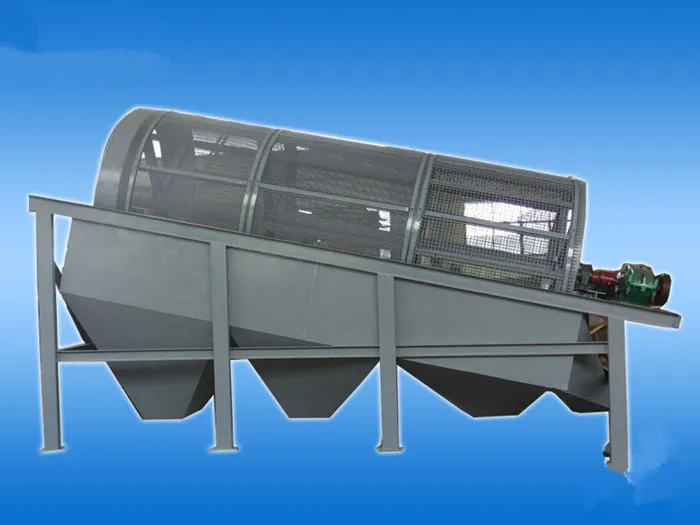 industrial rotary type sieving vibrating sieve machine for gypsum charcoal sand sawdust sifting