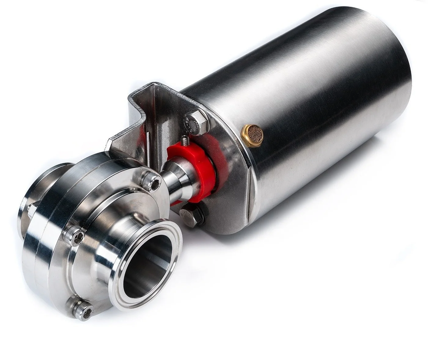 Sanitary Pneumatic Control Actuator Butterfly Valve