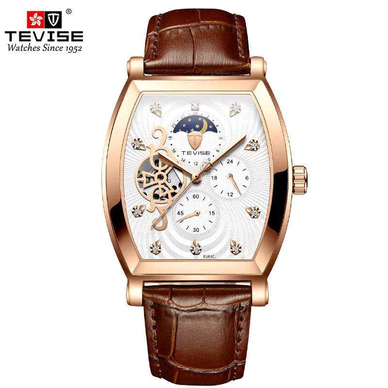 5A Tevise watches women wrist luxury diamond watches men luxury watch box relojes ro Christmas gifts