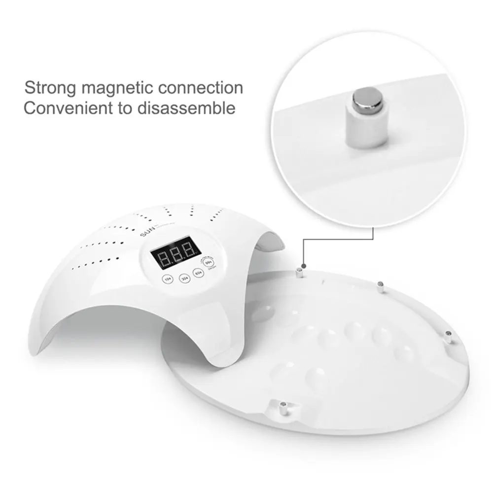 Для ногтей солнечного света Лампа 48 Вт УФ лампа для ногтей УФ-светодиодный свет с двумя руками использования пространства