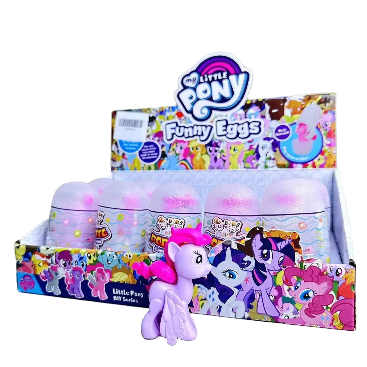 Rainbow Unicorn Fun Fashion Play Blind Box PVC Drop Injection Molding Rubber Doll Creative Desktop Decoration Candy Toys