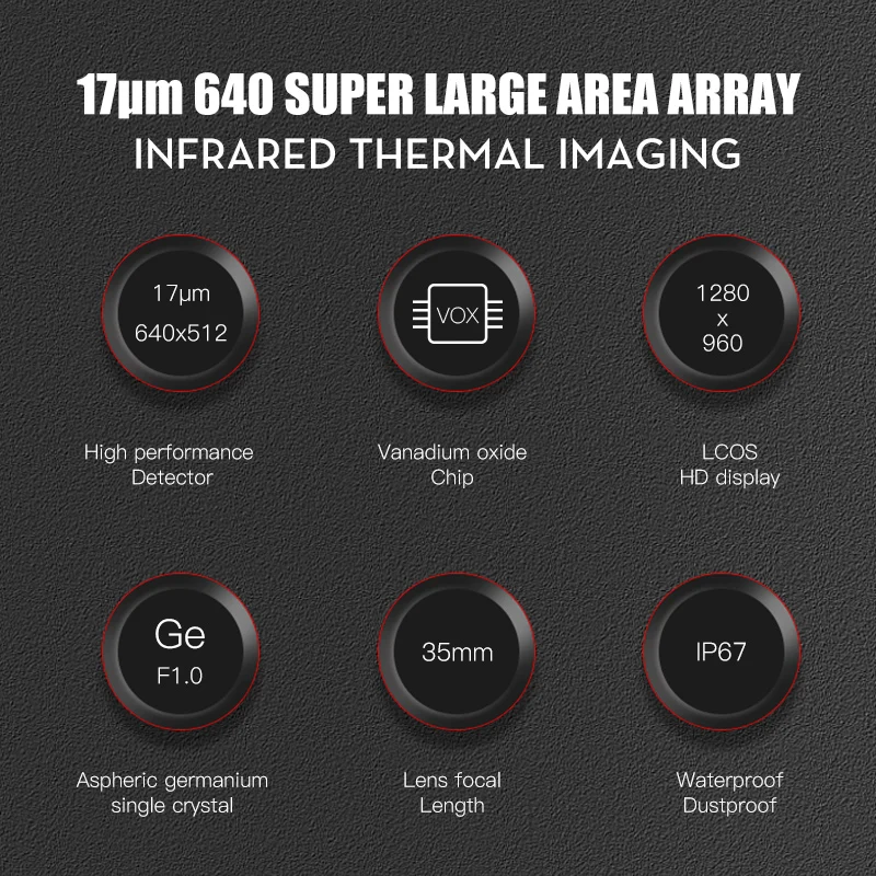 Infiray E6+ Long distance digital infrared  Thermal imager monocular Thermal imaging camera for Hunting