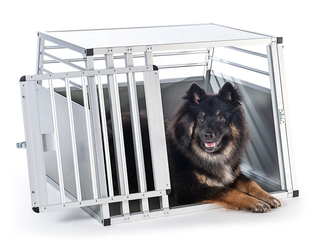 High Quality Aluminum Dog Pet Transport Cage