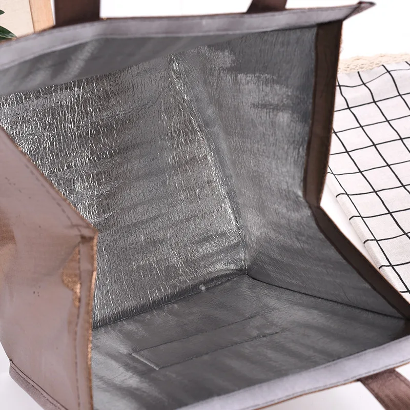 Wingtu Custom Private Label Waterproof Nonwovens Lunch Cooler Bag Custom Logo Custom Logo  Beach Cooler Bag