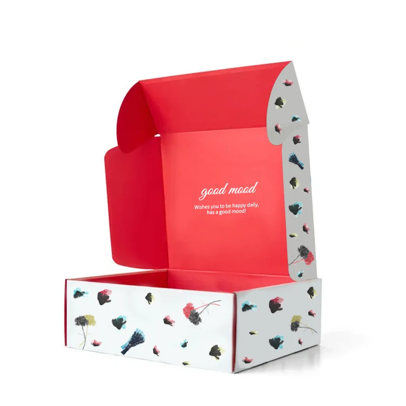 Source Factory Custom Eco Friendly Color Printing Best Price Good Quality Corrugated Paper Clothing Packaging Shipping Box