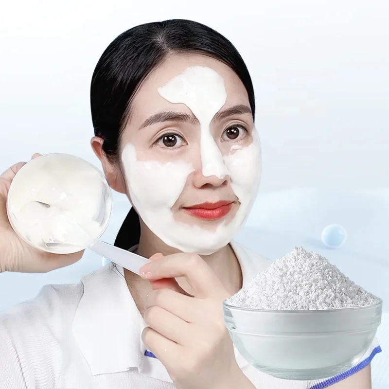 Milk Pearl Whitening Powder Mask Natural Organic Hydrating Nourishing Pearl Lightening Whitening Facial Jelly Mask Personal Care