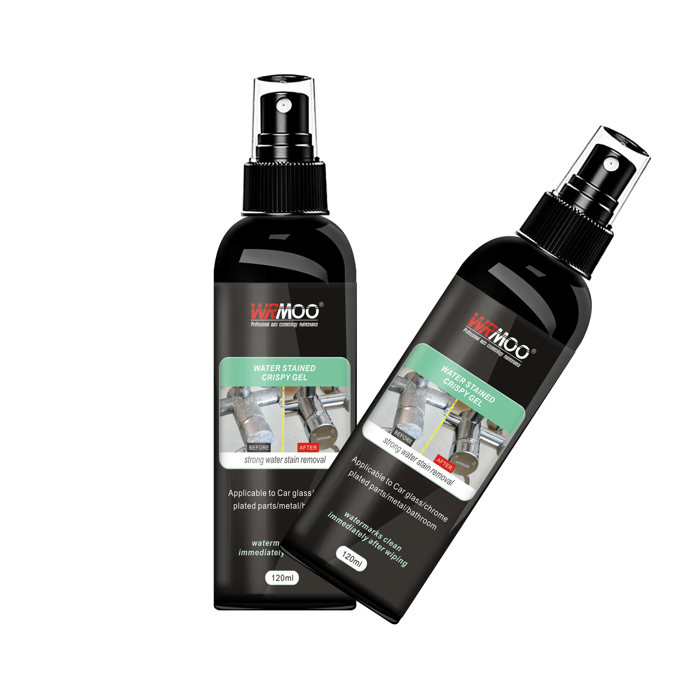 Removing Water Stains and Scales on Automotive Paint Glass with Cleaning Agents to Remove Acid Rain Watermarks