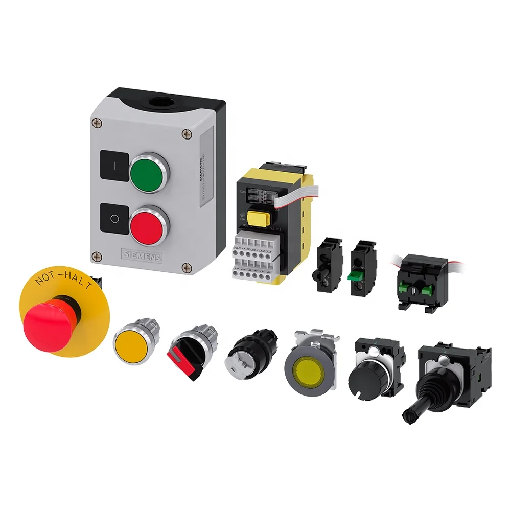 3SB6216-7AA20-1AA0,Buzzer 22 mm plastic round Continuous tone Continuous light 220 V AC, red