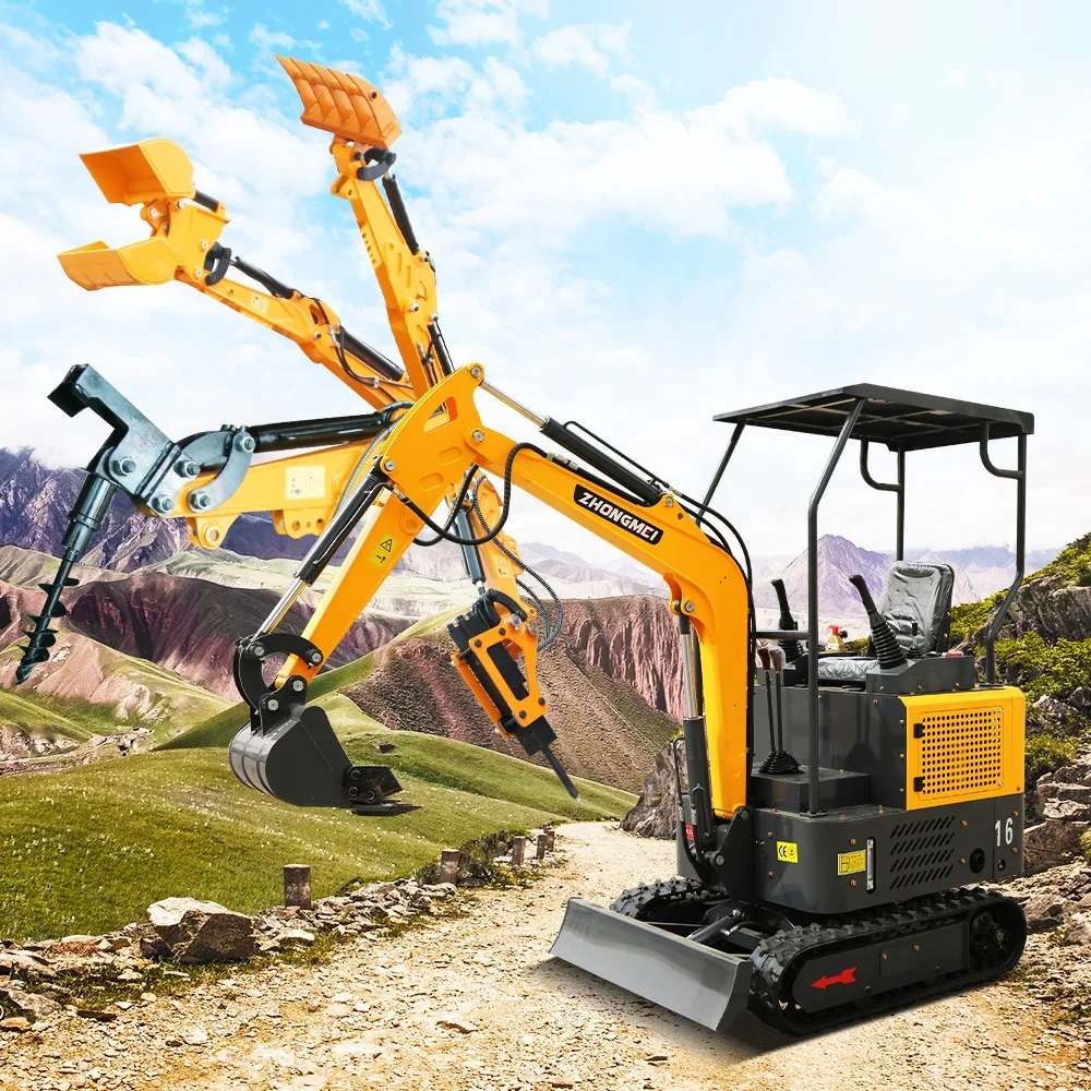 Mini Crawler Excavator For Earthwork Projects Orchard landscaping Digging Trenches Excavators