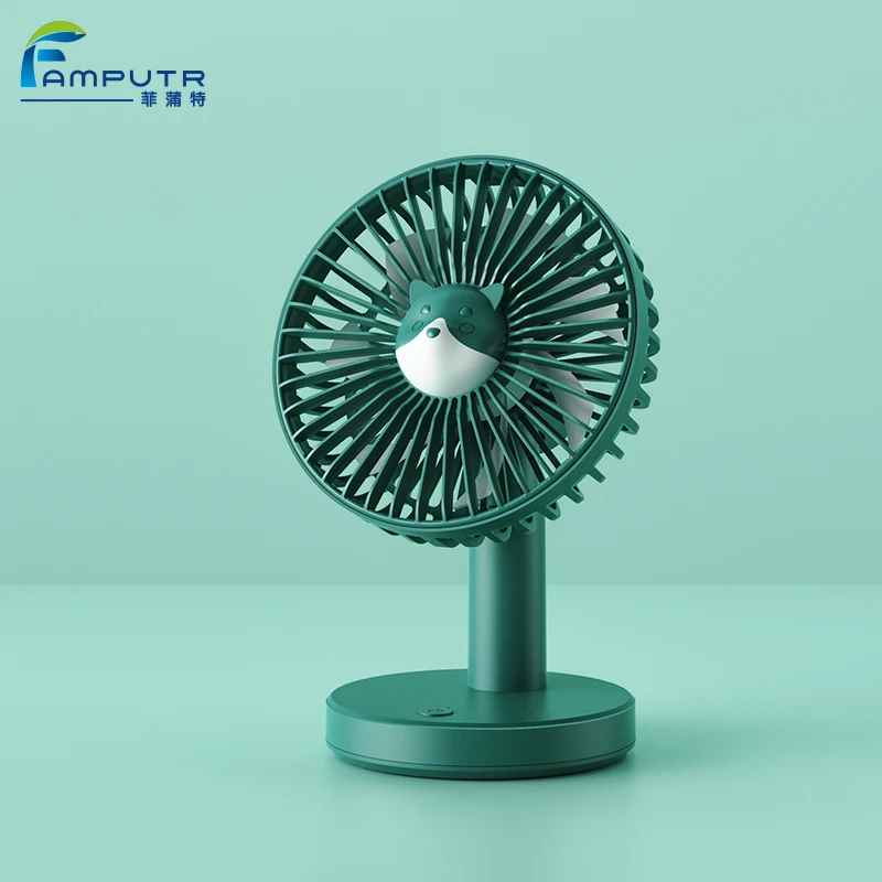 New Design 1200 Mah Desktop Usb Rechargeable Portable Mini Fan