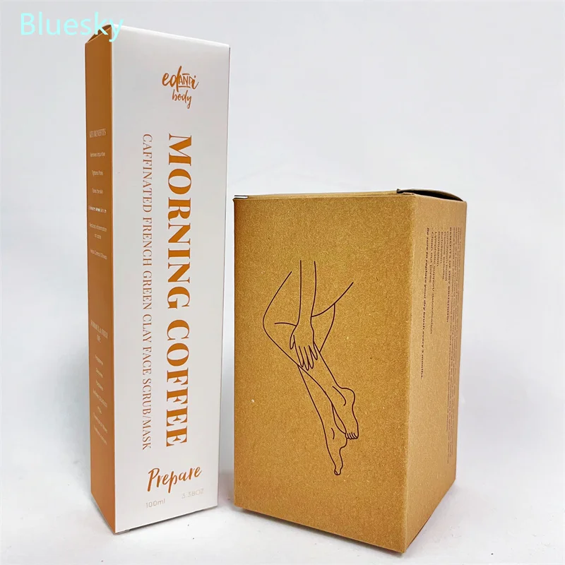 Cardboard paper box custom logo skincare packaging product cosmetics mailing beauty care products packaging carton