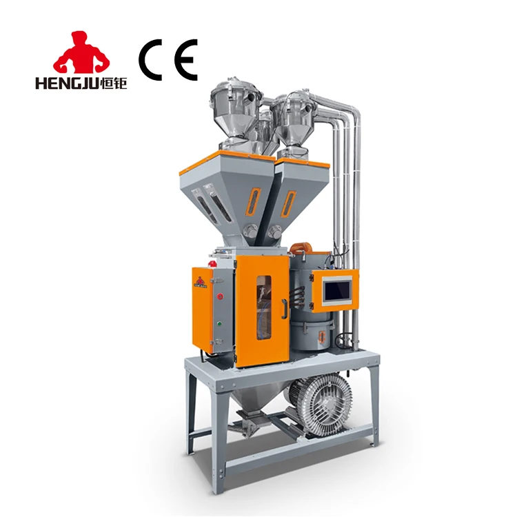 cast stretch film gravimetric blender and loader unit industrial plastic pellets mixer machine