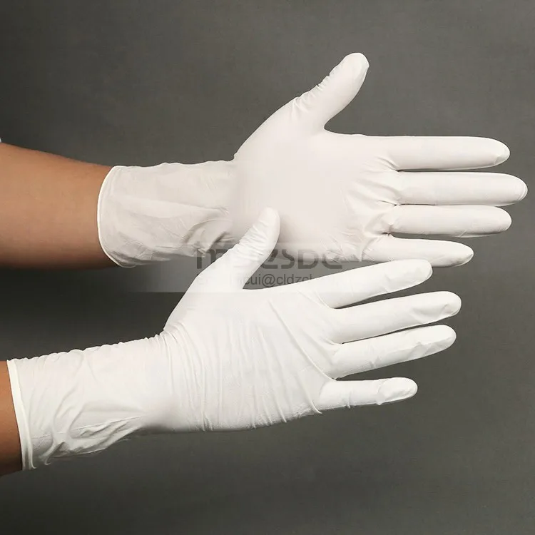 OEM ODM 100% Pure Nitrile  Powder-free Latex-free Single use Non-sterile Disposable Nitrile Gloves