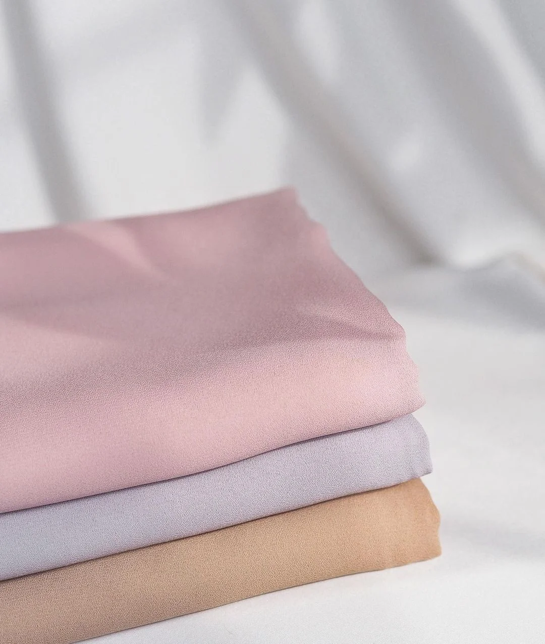 
Custom premium tudung malaysian Korean soft crepe georgette chiffon hijab muslim woman shawl korean chiffon shawl 