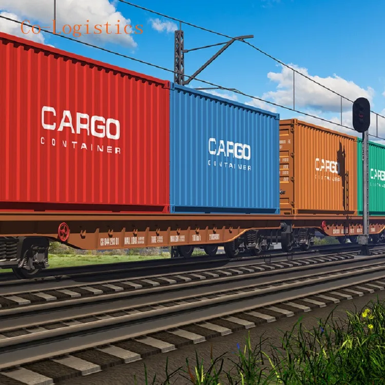 
International train cargo freight shipping from shenzhen china to England freight forwarding door to door service 