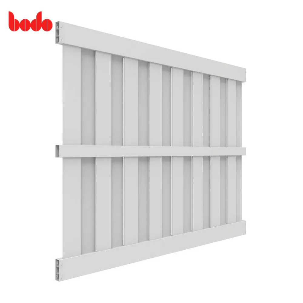 White PVC Fencing Stairs Trim Railing  Plastic Cheap Profile Plastic Decoration 6x6