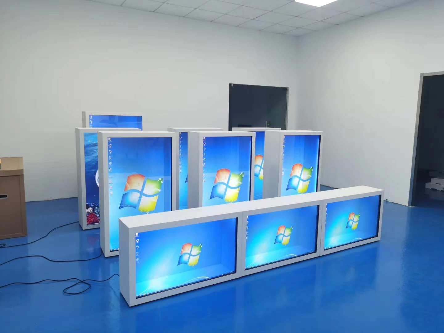 21 5 32 43 49 55 65 86 дюймов Тотем реклама прозрачная голографическая 3d ЖК-дисплей
