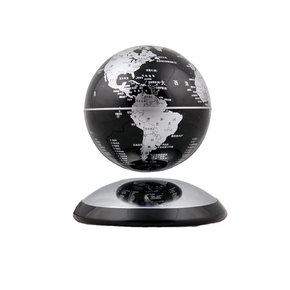 
Wholesale magnetic floating virtual world map globe for birthday gift 