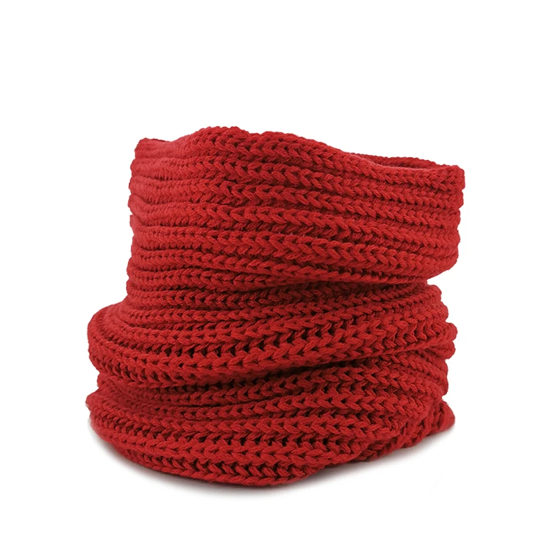 Теплым воротником пользовательские вязаный шарф в полоску для мужчин основной акриловый зимняя теплая маска для лица