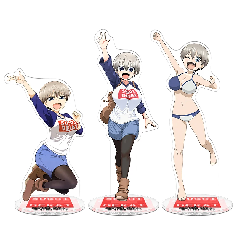 20CM Komi Can t Communicate Uzaki-chan Wants to Hang Out!anime toy derivatives Acrylic Standee figure Stand figures dolls