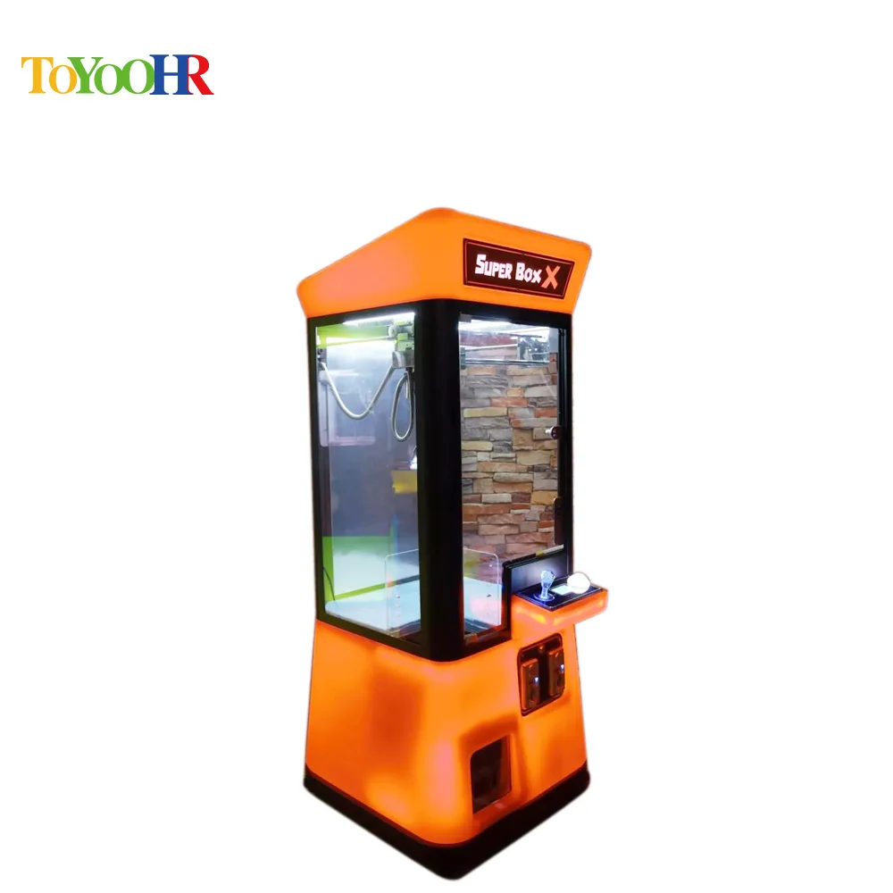  New Design Coin Operated Mini Plush Super Box 2 3 X toy claw crane