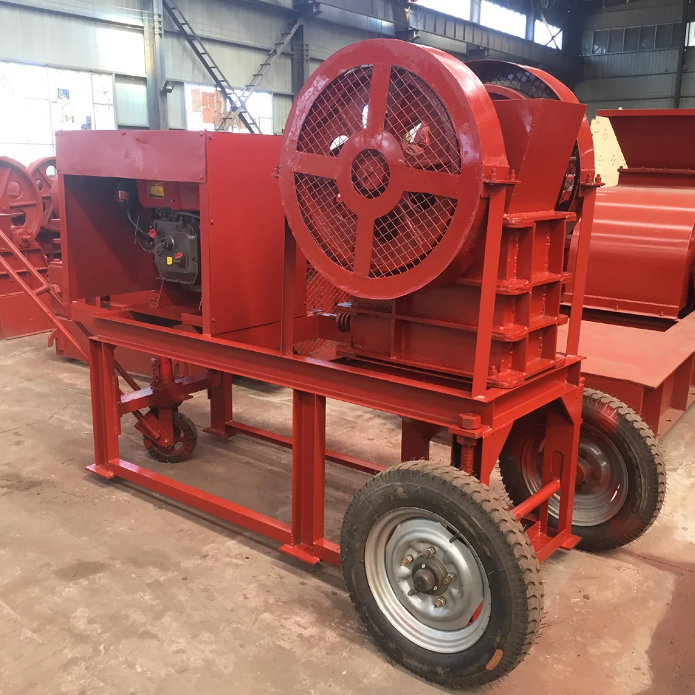 HUAHONG Top Quality Small mobile Jaw stone Crusher