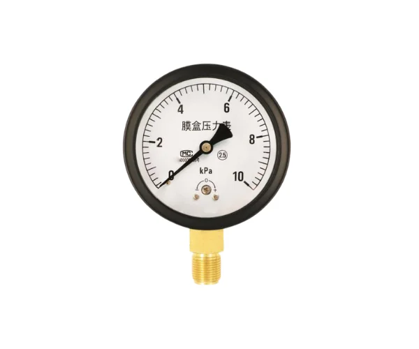 Accurate Steel Bourdon Tube Pressure Gauge for Oil Medium OEM Customization Supported Valve Parts