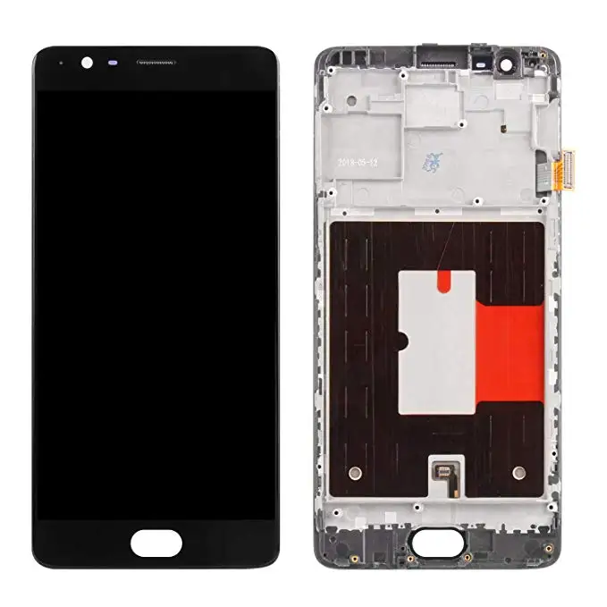  Сменный ЖК-экран Oneplus 3 3T A3000 1 + 3/3T A3003 AMOLED ЖК-дисплей сенсорный экран дигитайзер стеклянная рамка в сборе