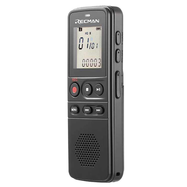 Professional Portable Digital Voice Recorder for Dictaphone Audio Recorder WAV MP3 Player
