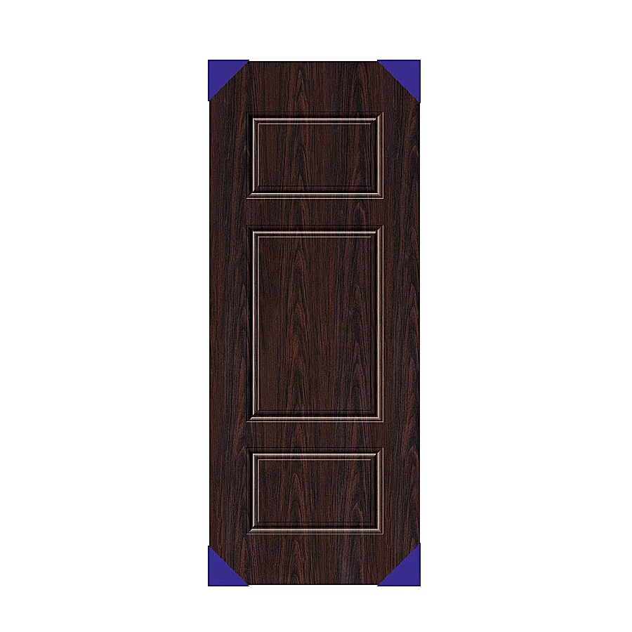 American Panel Front Exterior Simple Bedroom Steel Wood Metal Security Home Doors for Nigeria Market