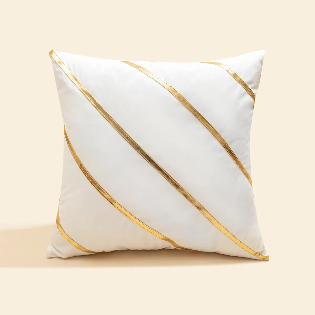 Throw Pillow Cushion Covers Decorative Square Patchwork Grey White Gold Cushion Cover Luxury Velvet Cushion For Home Decor