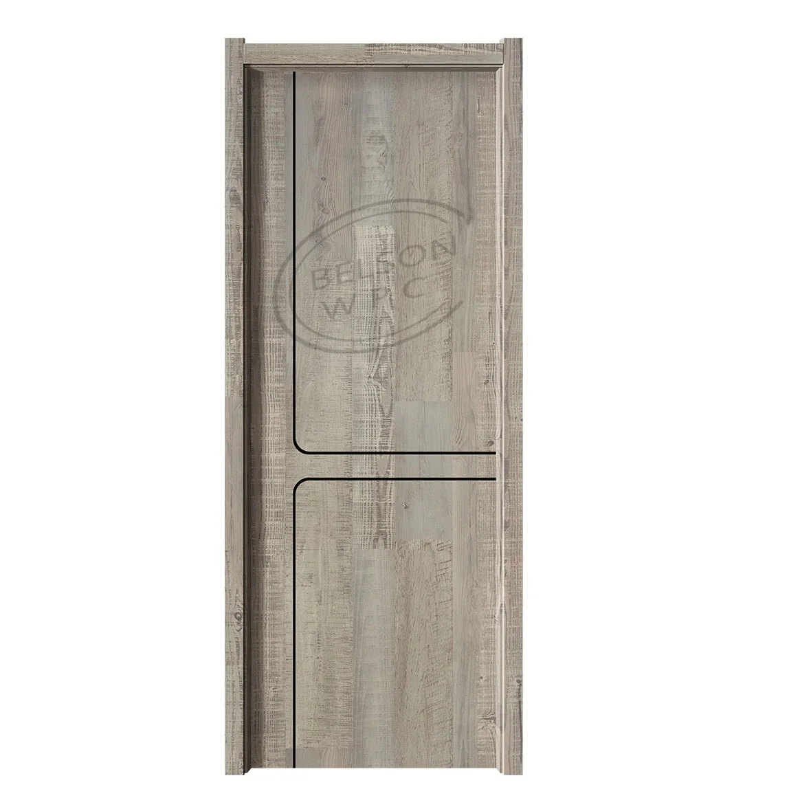 Belson wpc High Quality WPC Composite Plastic Wood Design for Interior Bathroom Door-Other Door Gener Huangshan supplier