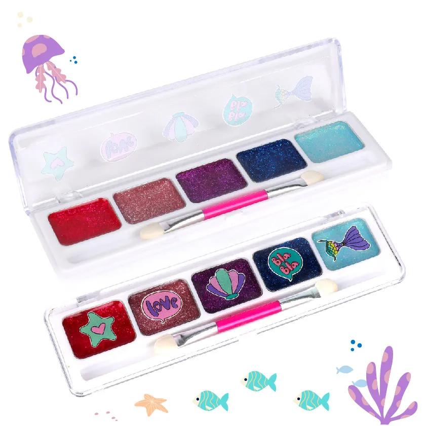 Mgirl The First Makeup Set for 5+ Year Old Young Girls (Original Design) - Makeup kit Easily Washable, Non-Toxic - Safety Tested