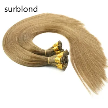 
Russian Hair Double Drawn Balayage Color Handtied Weft 100g/6 wefts Full Cuticle Aligned Fast Delivery 