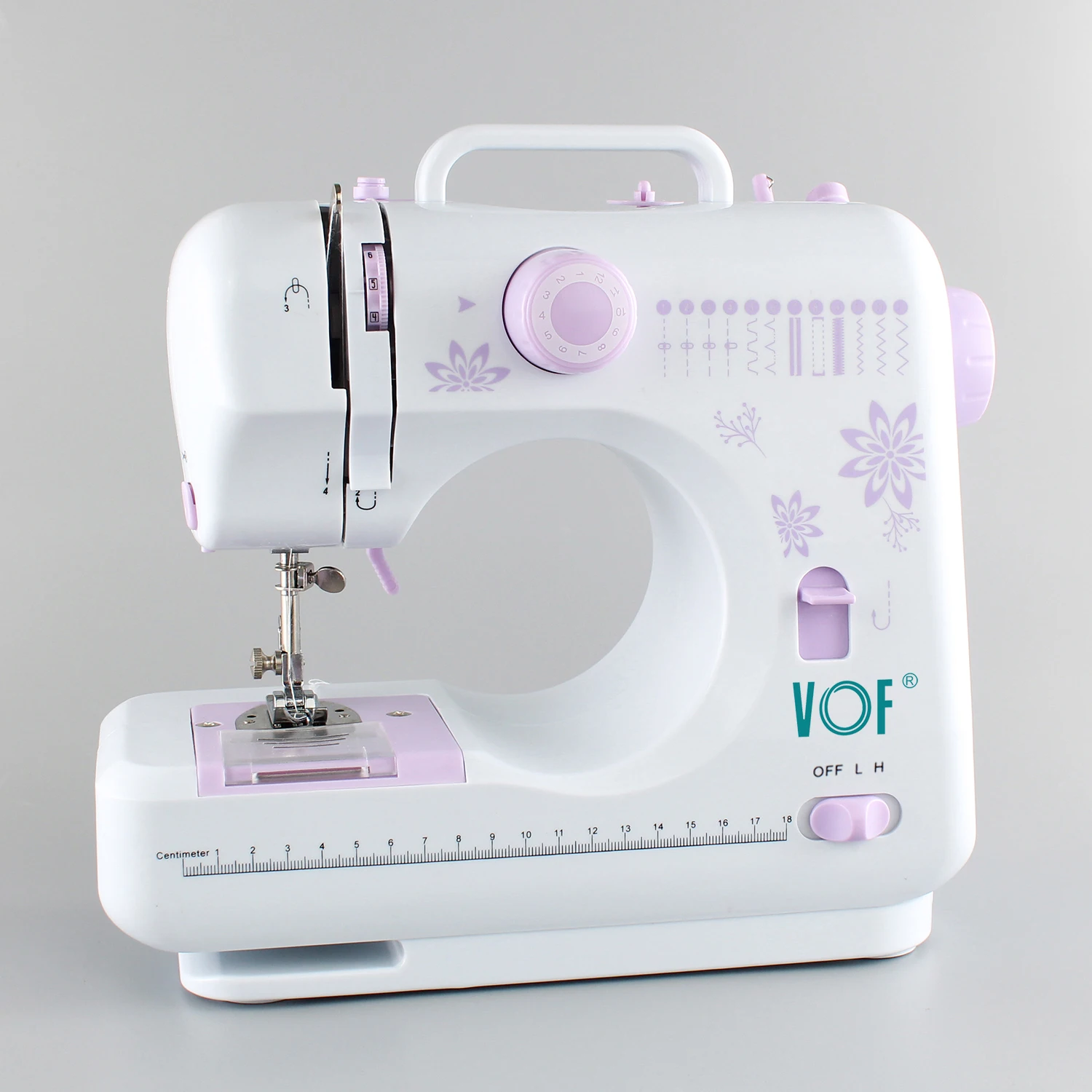  VOF 2021 New Design FHSM-505G Homeuse Multifunction Mini Sewing Machine with 12