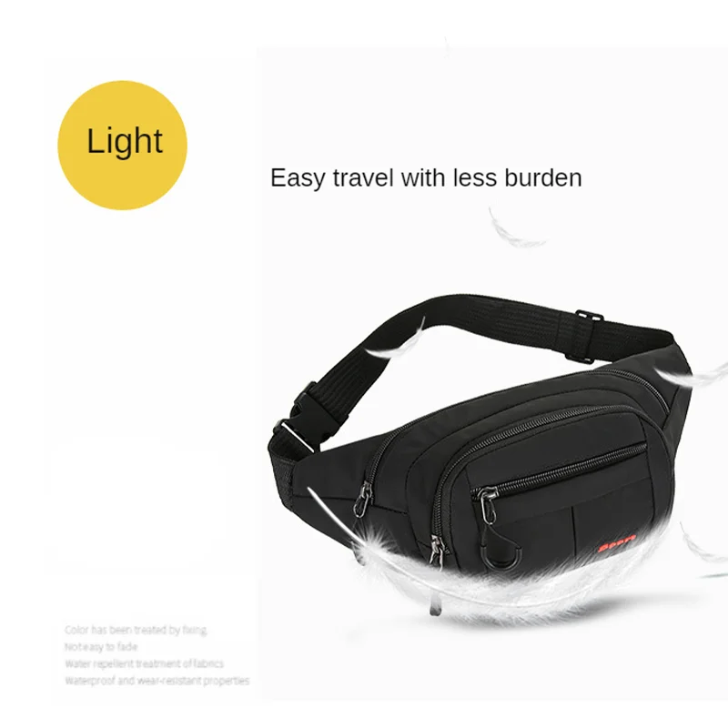 Fashion Outdoor Sports Wholesale Custom Logo Large Capacity Waterproof Canvas Running Gym Fanny Pack Waist Bags