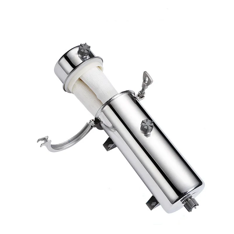 304 Stainless Steel Large Flow Whole House Water Treatment System Pvdf Washable Uf Membrane ultrafiltration Water Filter System