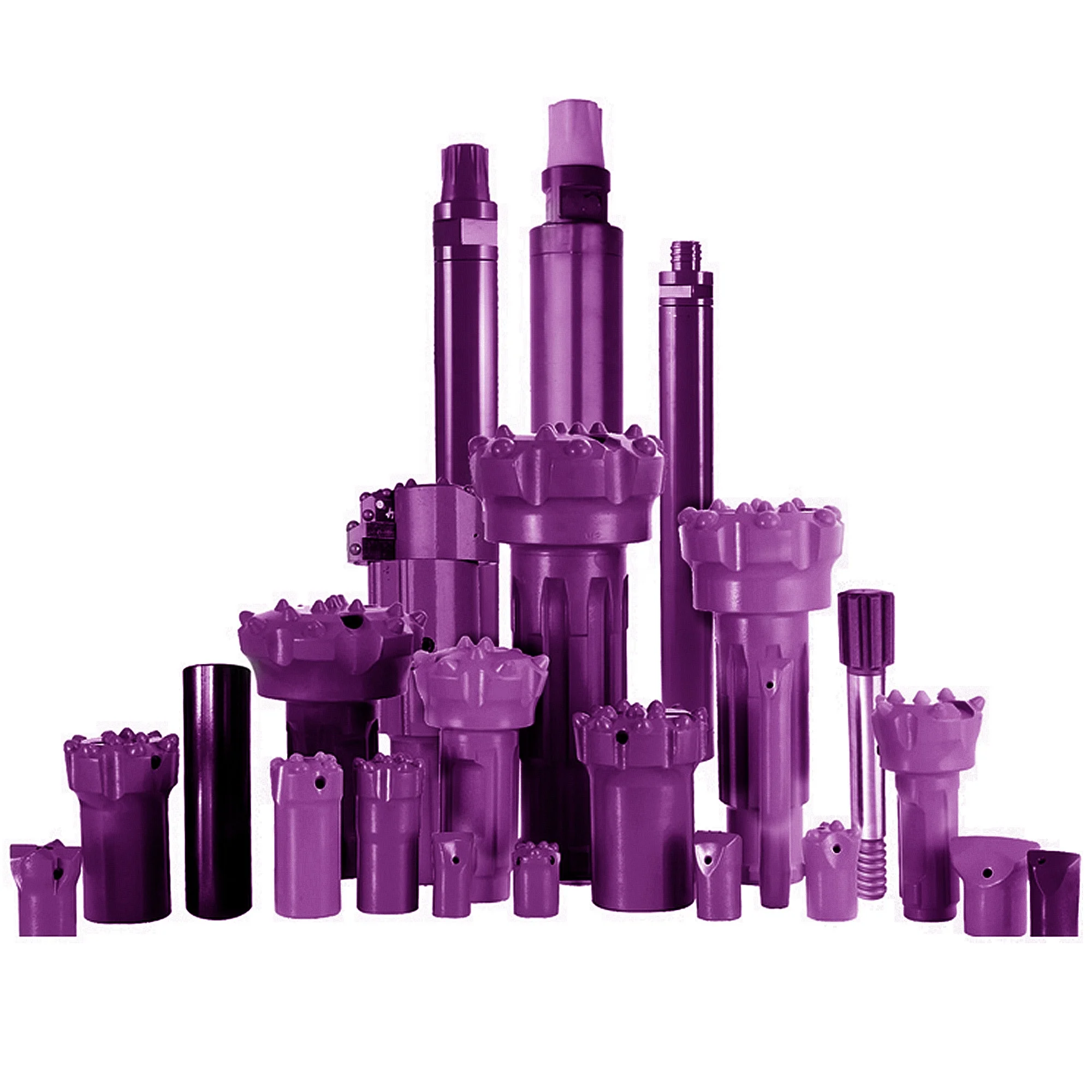 Down The Hole Rock Drilling Hammer Bit Mining High Air Pressure DTH Drill Bit