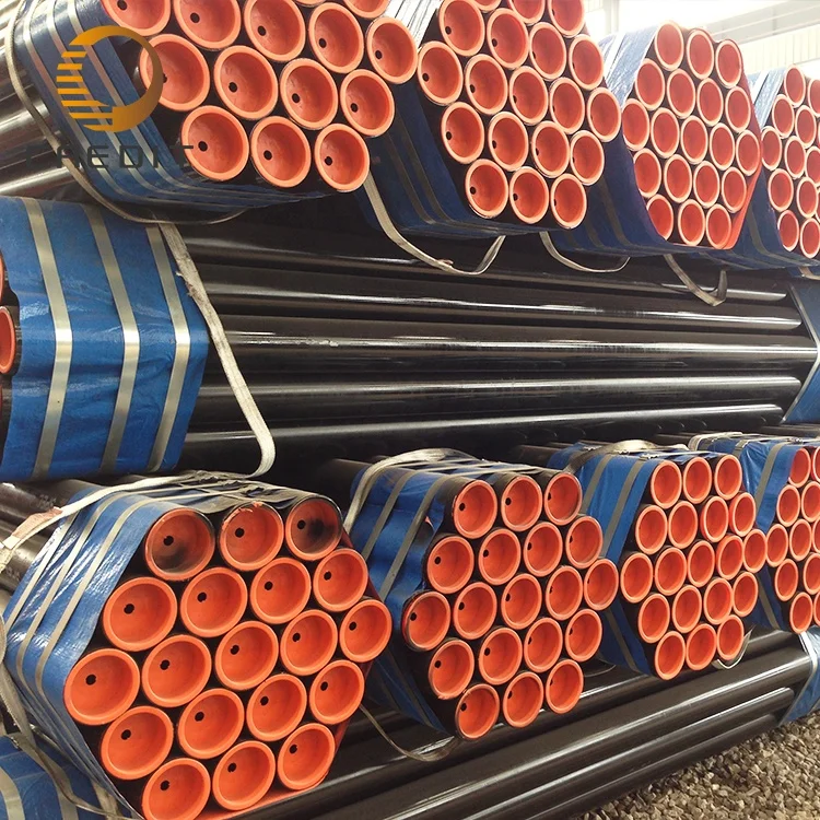 ASTM A106 Grade B black Mild Steel Pipe SAE 1020 Seamless Steel Tube aisi 1018 Seamless Carbon Steel Pipe