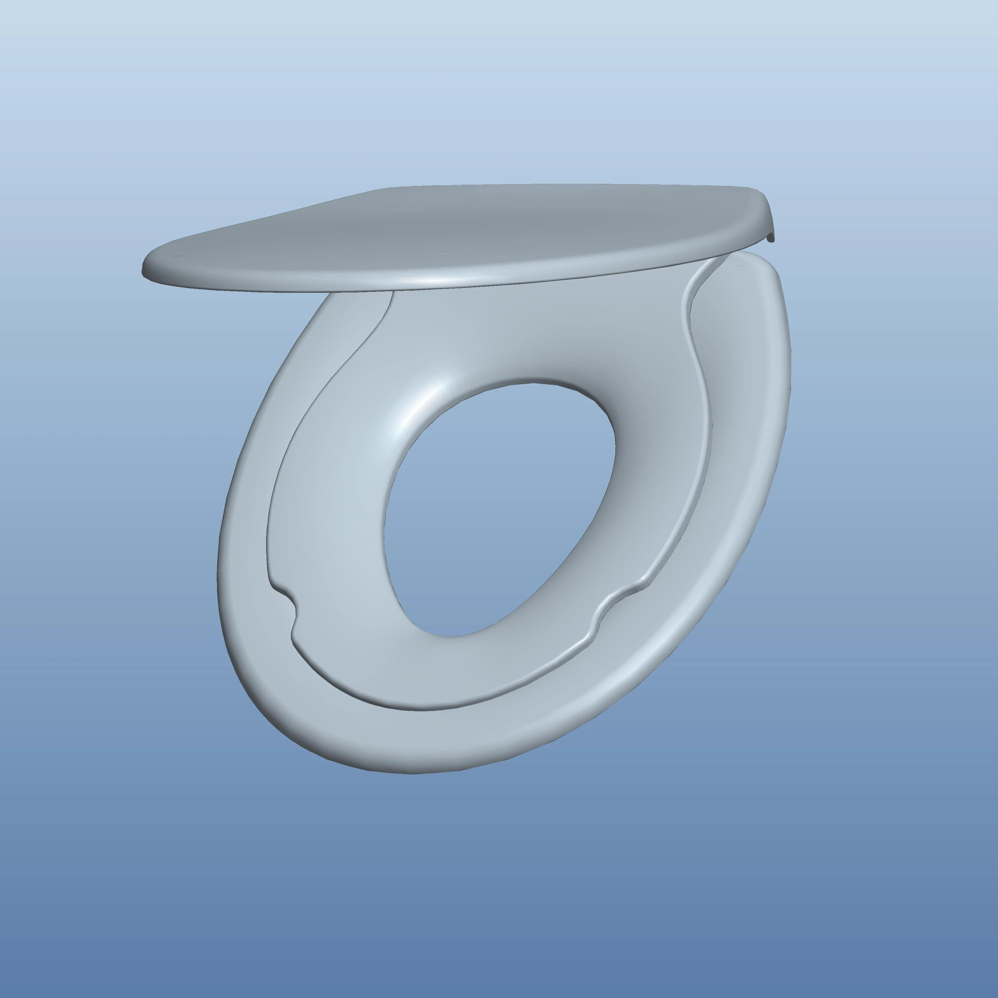 Onlines Best Sell Bathroom 3pcs  Round Shape PP Children Toilet Seat