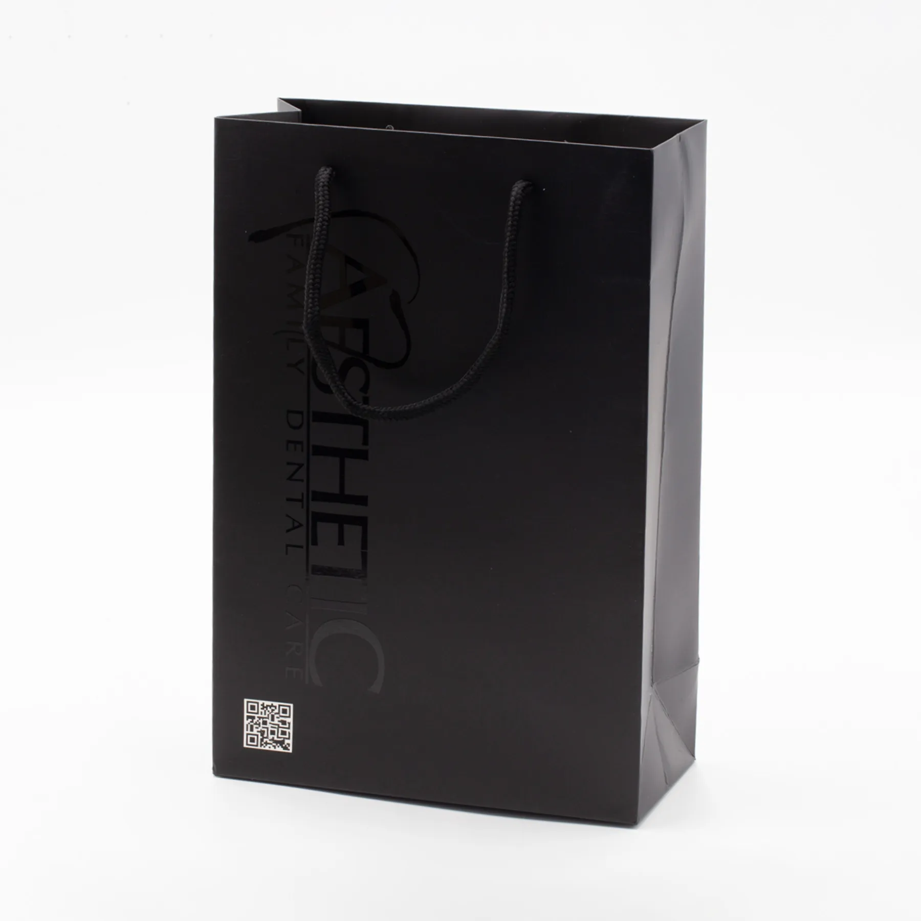 High quality packaging with custom logo shiny spot UV cardboard handbag Kraft adjustable handle  paper bag for gift packing