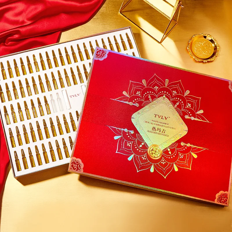 Korean vegan skin care and beauty product Ampere Hot Maggie Stay Firming Essence Set