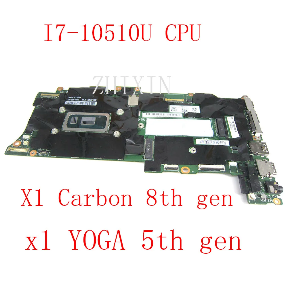 Yourui для Lenovo ThinkPad X1 углерода 8th Gen /X1 Йога 5th Gen компьютер Motherboar процессор i7-10510U16G Gx490 NM-C661 полный тест