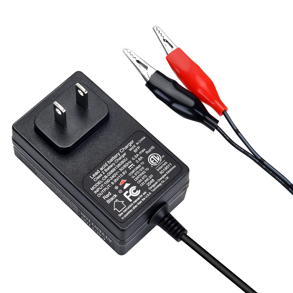 Умное свинцово-Кислотное зарядное устройство MCU 6 в 1 а для автомобиля грузовика мотоцикла SLA AGM Gel LTV, автоматический микроконтроллер, зарядное устройство