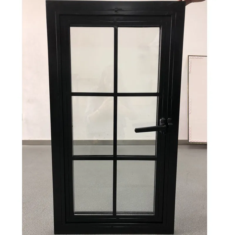 Lowest price Top Manufacturer simple iron grill window door loft door grill design double door steel casement window